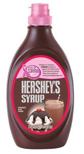 Pink Hershey's Syrup
